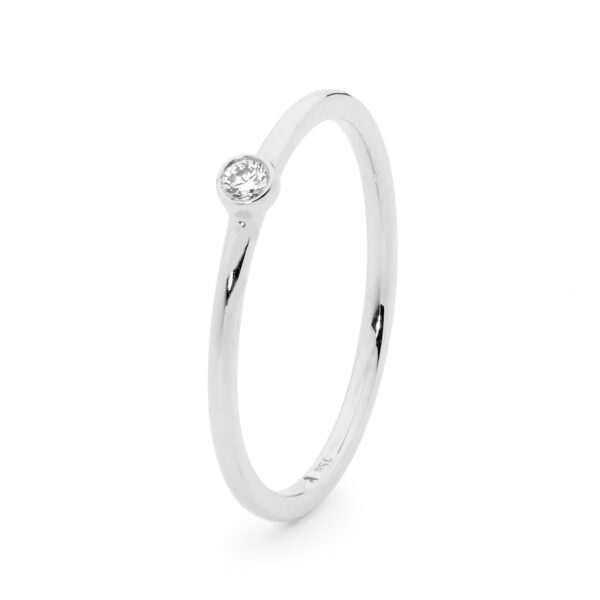 White Gold Diamond Ring